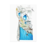 Santorini Greece Fine Art Postcard