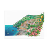 Positano, Italy Fine Art Postcard