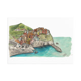 Cinque Terre, Italy Fine Art Postcard