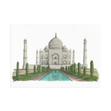 Taj Mahal, India Fine Art Postcard