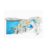 Santorini Greece Fine Art Postcard