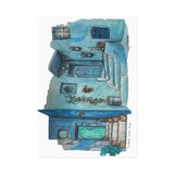 Blue City Morocco Fine Art Postcard