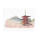 Mt Fuji Japan Fine Art Postcard
